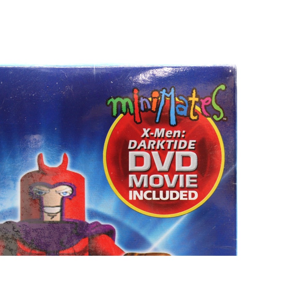 Marvel X-Men Minimates 4 Pack Set w/X-Men Darktide DVD Movie 2005 Diamond Toys - Picture 2 of 9